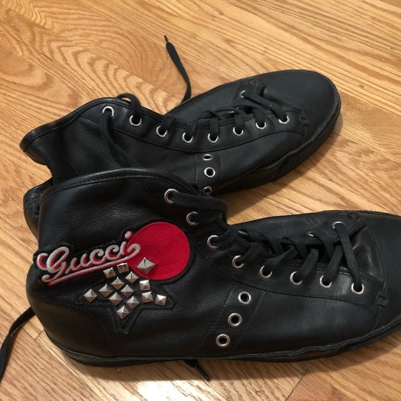 gucci hi top shoes